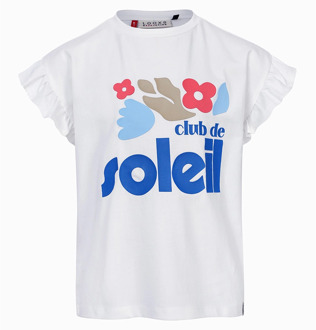 Looxs meisjes t-shirt Wit - 110