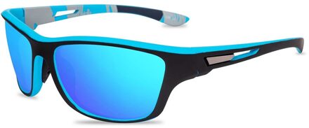 Lopen Fsih Fietsen Vissen Uv-bescherming Bril Outdoor Sport Gepolariseerde Kleurrijke Film Serie Bril Stof Spiegel Rijden Spiegel 03