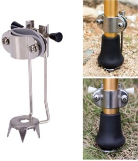 Lopen Klauw Stijgijzers Sticks Cane Trekking Pole Accessoires Ijs Tip 5-Prong Attachment Grip Voor Canes Krukken Trekking Stijgijzers