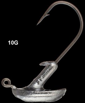 LOPEN VIS 5 stks/partij Bloed Slot Lood Jig Head Tumbler Vissen Haak 3.5g 5g 7g 10g 14g Haken voor Zachte Lokken Carbon Staal Fishinghook 5stk 10g