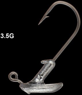 LOPEN VIS 5 stks/partij Bloed Slot Lood Jig Head Tumbler Vissen Haak 3.5g 5g 7g 10g 14g Haken voor Zachte Lokken Carbon Staal Fishinghook 5stk 3g