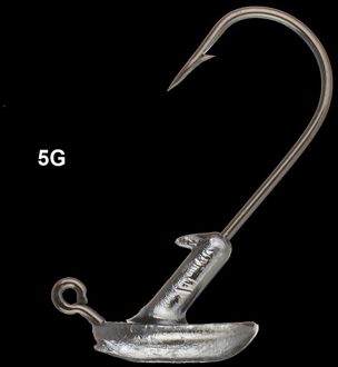 LOPEN VIS 5 stks/partij Bloed Slot Lood Jig Head Tumbler Vissen Haak 3.5g 5g 7g 10g 14g Haken voor Zachte Lokken Carbon Staal Fishinghook 5stk 5g