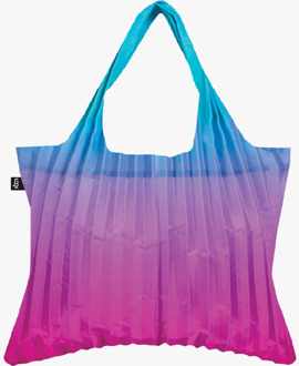 LOQI Bag Pleated Rainbow Blue