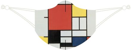 Loqi Mask Piet Mondrian -Composition with Red, Yellow & Blue