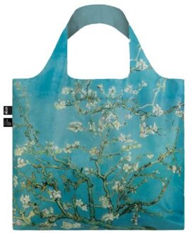 Loqi opvouwbare tas museum collectie - almond blossom recycled