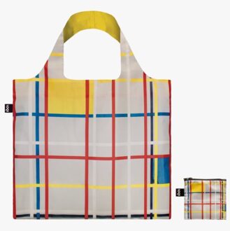 LOQI opvouwbare tas museum collectie - new york city 3, piet mondriaan