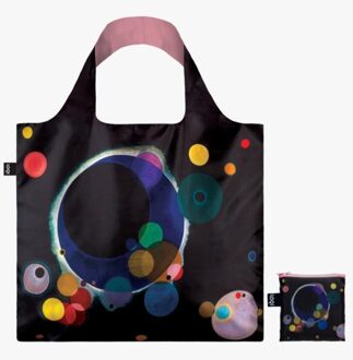 LOQI opvouwbare tas museum collectie - several circles, wassily kandinsky