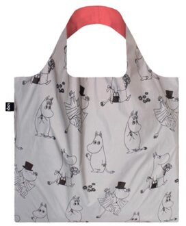 LOQI tas - moomin family patroon