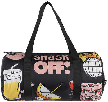 LOQI Weekender Tiger Snake Beer Black Recycled Zwart