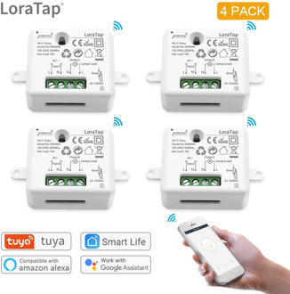LoraTap Mini DIY Module Wifi Light Switch Wireless APP Remote Control Switch 220V Smart Home Electrical Switches