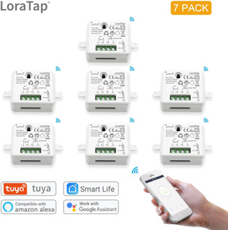 LoraTap Tuya Switch Smart Life APP WiFi Voice Relay Controller Timer Module Google Home Amazon Alexa 110V 220V Light