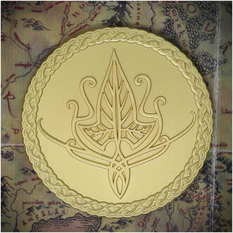 Lord Of The Rings 24k Gold Plated Medallion (Elven) - Zavvi Exclusive