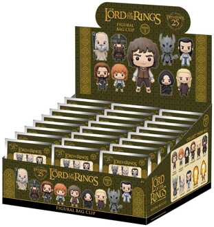 Lord of the Rings 3D PVC Bag Clips Series 2 Display (24)