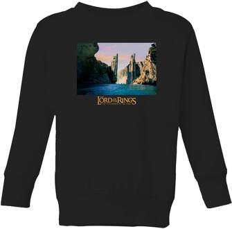 Lord Of The Rings Argonath Kids' Sweatshirt - Black - 122/128 (7-8 jaar) - Zwart - M