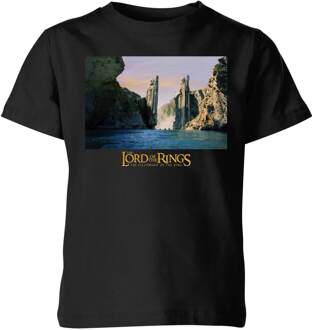 Lord Of The Rings Argonath Kids' T-Shirt - Black - 122/128 (7-8 jaar) - Zwart - M