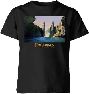 Lord Of The Rings Argonath Kids' T-Shirt - Black - 146/152 (11-12 jaar) Zwart - XL