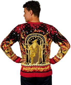 Lord of the Rings Balrog Knitted Christmas Jumper - XS