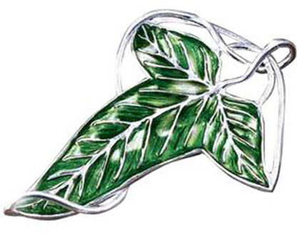 Lord of the Rings Broche Elvenbladbroche (verzilverd) 8 cm