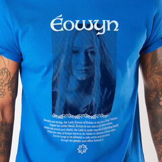 Lord Of The Rings Eowyn The Shieldmaiden Men's T-Shirt - Royal Blauw - XL