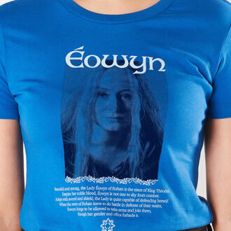 Lord Of The Rings Eowyn The Shieldmaiden Women's T-Shirt - Royal Blauw - XL - Royal Blue