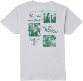 Lord Of The Rings Fellowship Unisex T-Shirt - White - 4XL