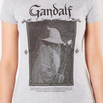 Lord Of The Rings Gandalf Women's T-Shirt - Grijs - 3XL