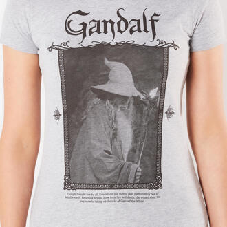 Lord Of The Rings Gandalf Women's T-Shirt - Grijs - XL