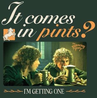 Lord Of The Rings It Comes In Pints Unisex T-Shirt - Green - M