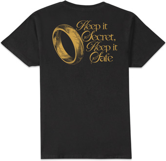 Lord Of The Rings Keep It Safe Unisex T-Shirt - Black - S