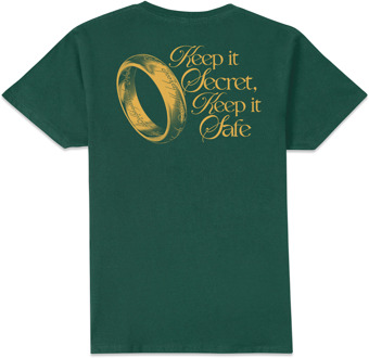 Lord Of The Rings Keep It Safe Unisex T-Shirt - Green - M