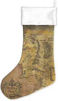 Lord Of The Rings Middle Earth Map Christmas Stocking