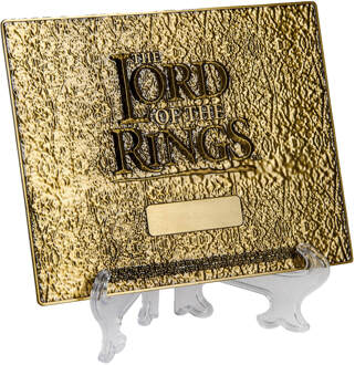 Lord of the Rings Middle Earth Metal Map