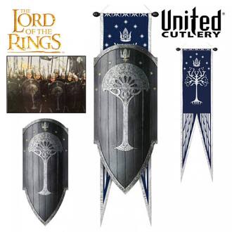 Lord of the Rings Replica 1/1 Gondorian Shield with Flag 113 cm