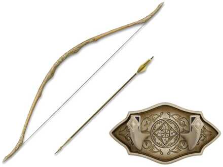 Lord of the Rings Replica 1/1 Legolas Lothlorien Bow with arrow 97 cm
