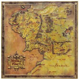 Lord of the Rings Replica Map Limited Edition