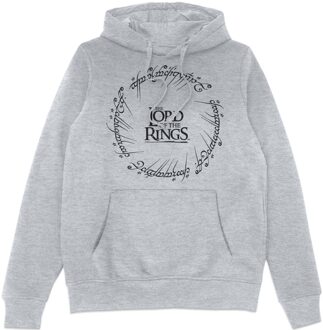 Lord Of The Rings Ring Logo Hoodie - Grey - M Meerdere kleuren