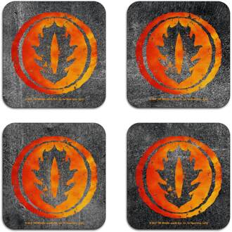 Lord Of The Rings Sauron's Eye Coaster Set