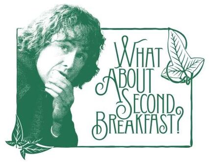 Lord Of The Rings Second Breakfast Sweatshirt - White - M