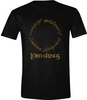 Lord of the Rings T-Shirt Logo Inscription Size L