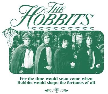 Lord Of The Rings The Hobbits Unisex T-Shirt - White - 5XL