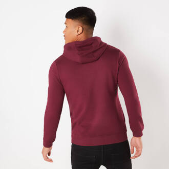 Lord Of The Rings The Zwart Gates Of Mordor Hoodie - Bordeaux - XL Wijnrood