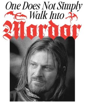 Lord Of The Rings Walk Into Mordor Sweatshirt - White - 5XL