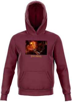 Lord Of The Rings You Shall Not Pass Kids' Hoodie - Burgundy - 98/104 (3-4 jaar) Rood - XS