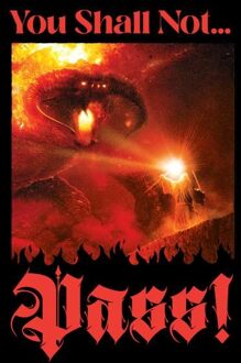 Lord Of The Rings You Shall Not Pass Sweatshirt - Black - 4XL