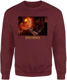 Lord Of The Rings You Shall Not Pass Sweatshirt - Burgundy - L - Burgundy