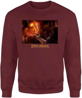 Lord Of The Rings You Shall Not Pass Sweatshirt - Burgundy - L Rood