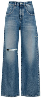 Los Angeles Blauwe Jeans Icon Denim , Blue , Dames - W23
