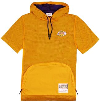 Los Angeles Lakers Heren T-shirt met capuchon - maat Geel