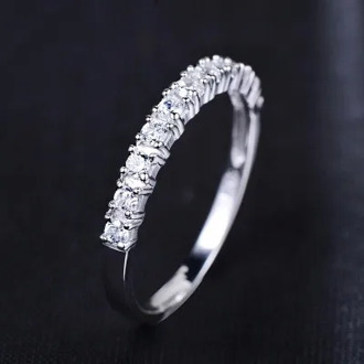 Lose money promotion romantic forever love shiny zircon 925 sterling silver ladies`finger rings for women jewelry wedding gift