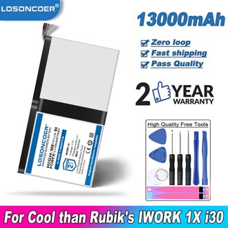 Losoncoer 13000Mah Tablet Batterij Voor Cube Iwork 1X IWORK1X I30 Batterijen